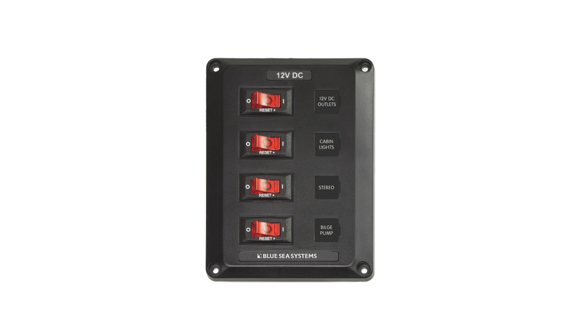 Blue Sea Systems BelowDeck Circuit Breaker Panel