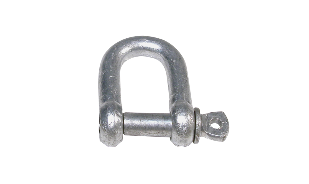 ‘D’ Shackle – Galvanised