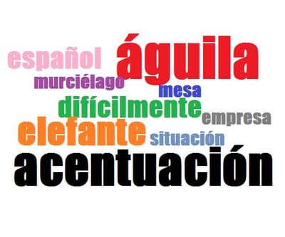Acentuación de las palabras