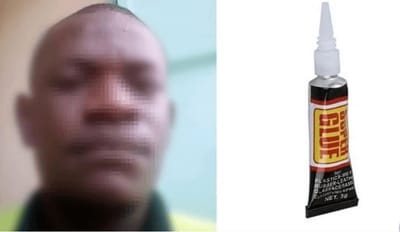 Man Arrested for Sealing Wife's Private Parts With Super Glue.