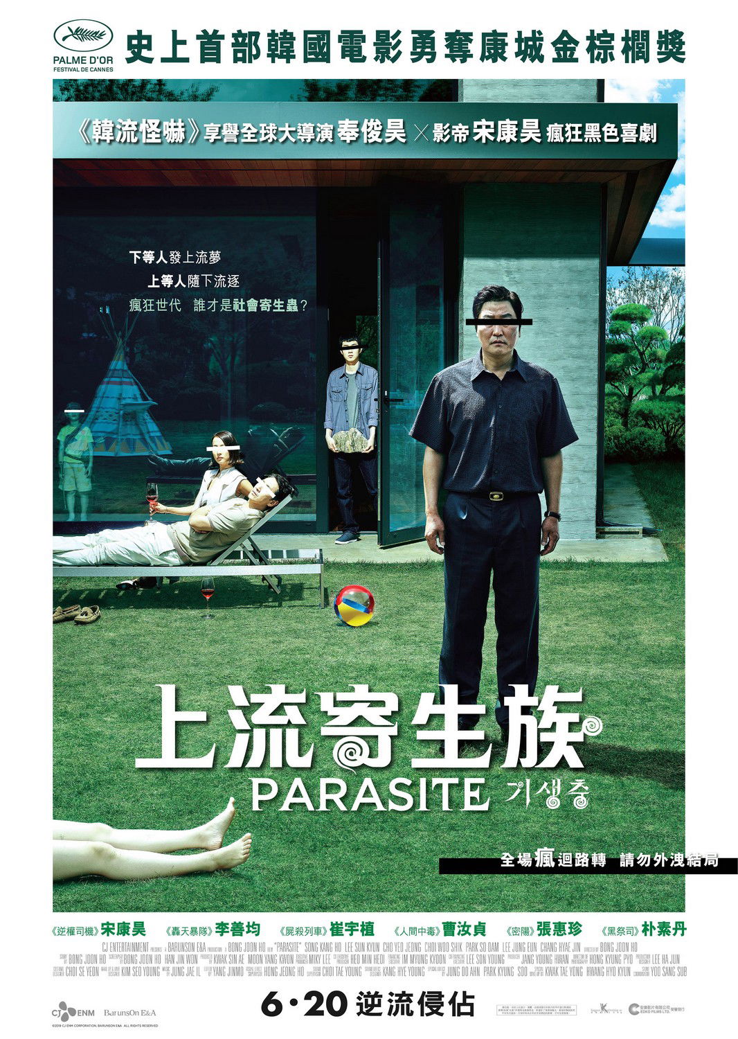 上映電影資訊 –《上流寄生族》