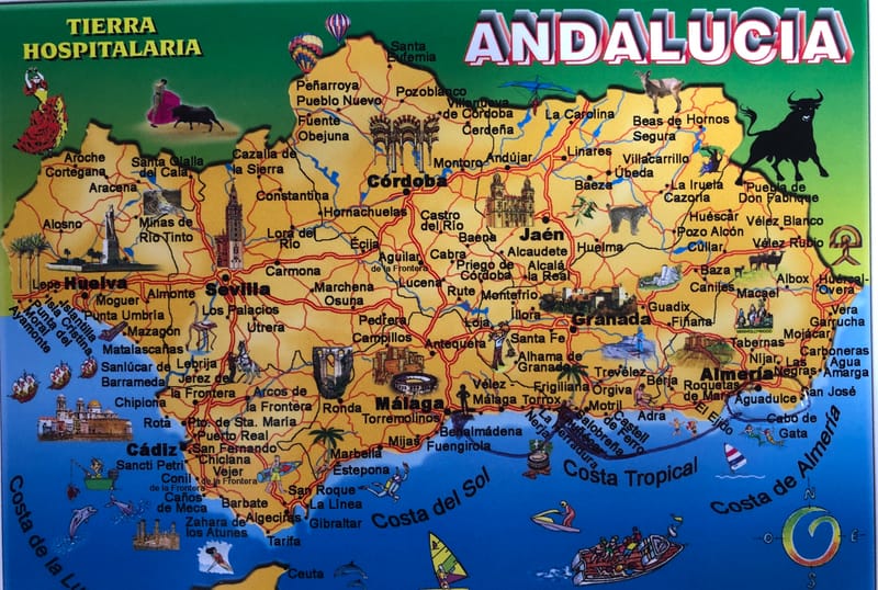 Cote Sud de l'Espagne Alicante à Malaga