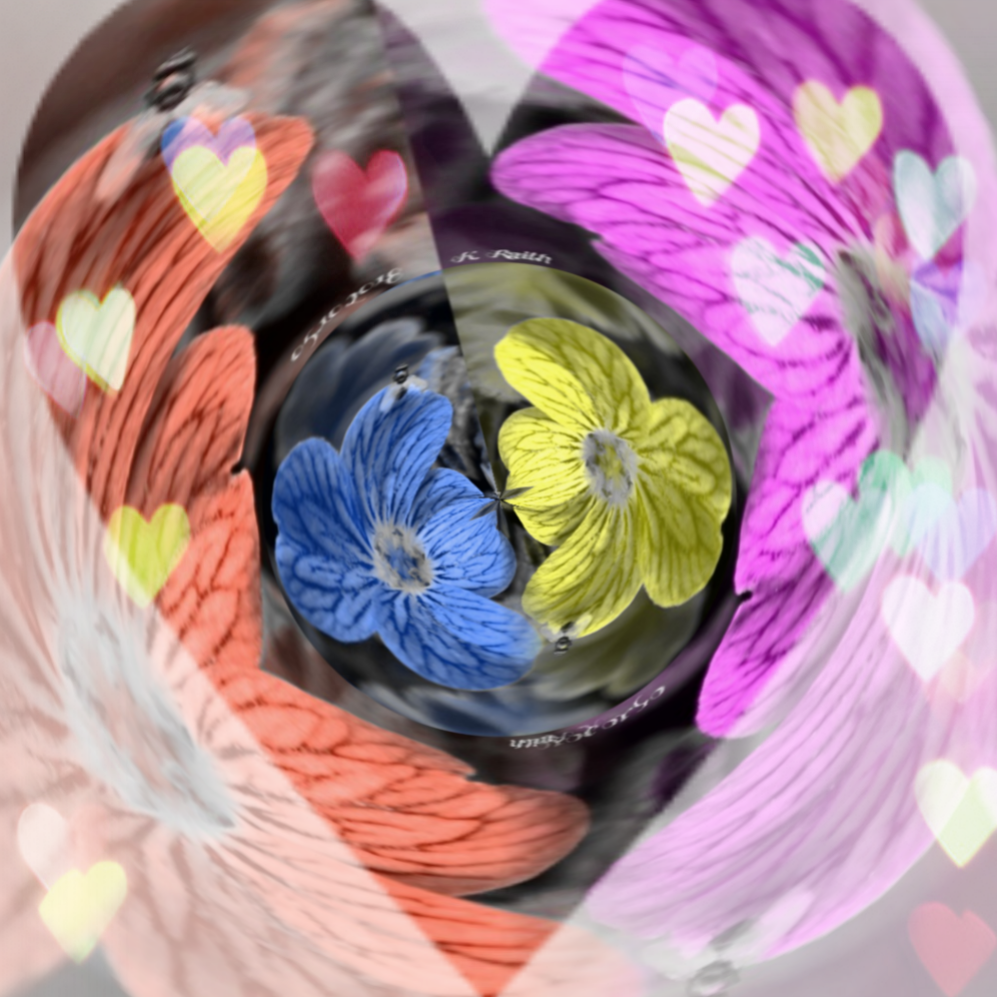 Lass das Herz und Blumen, let the heart and flowers