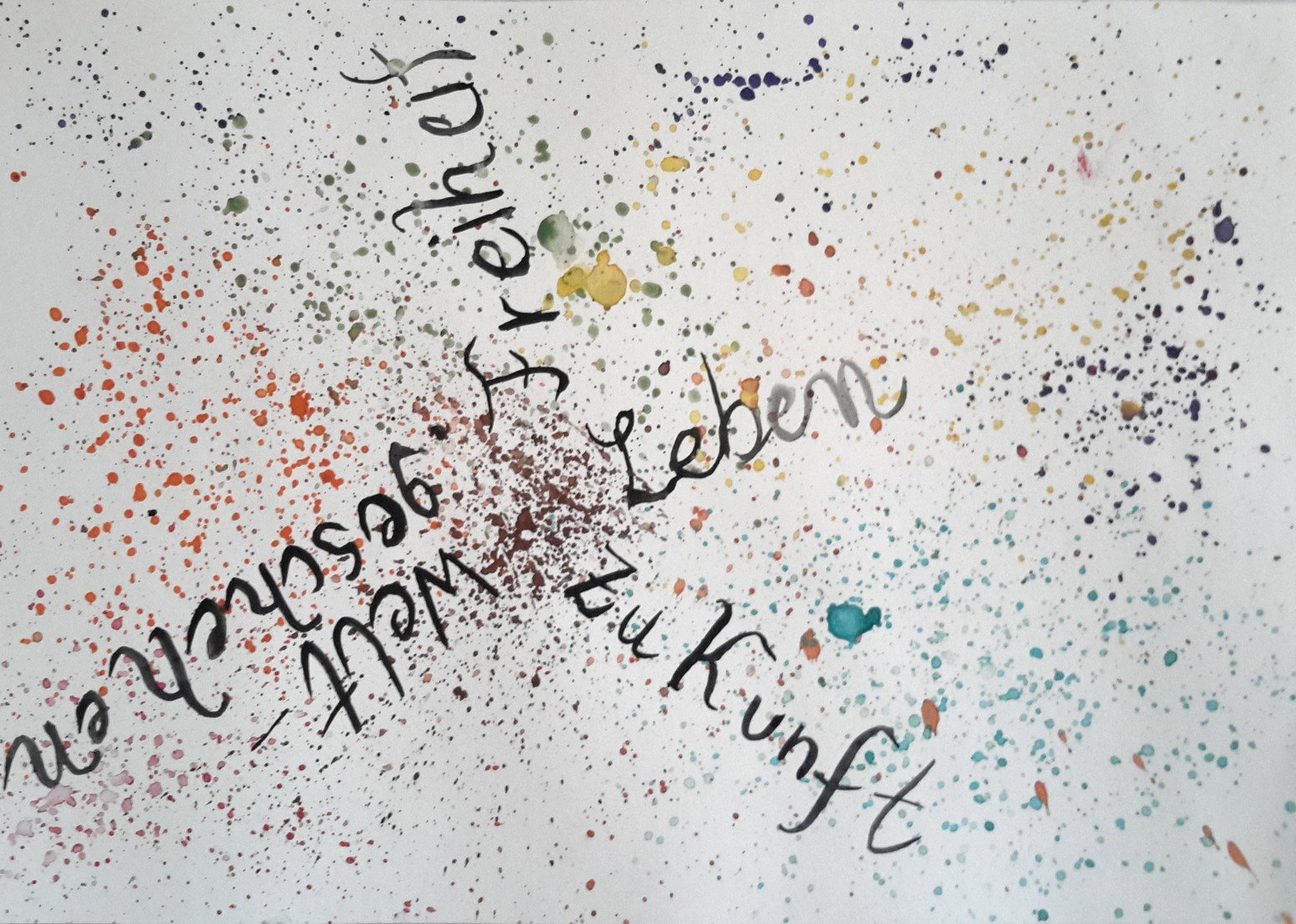 Leben, Freiheit, Zukunft, Weltgeschehen; Life, freedom, future, world events