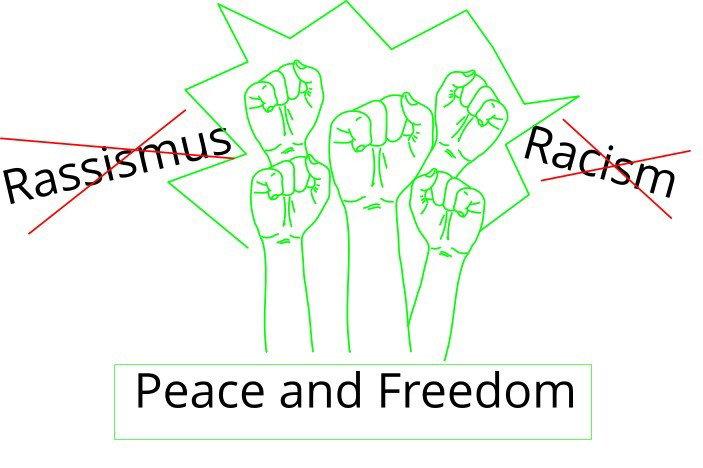 Freedom and Peace community break racism, Die Gemeinschaft von Freiheit und Frieden bricht den Rasismus