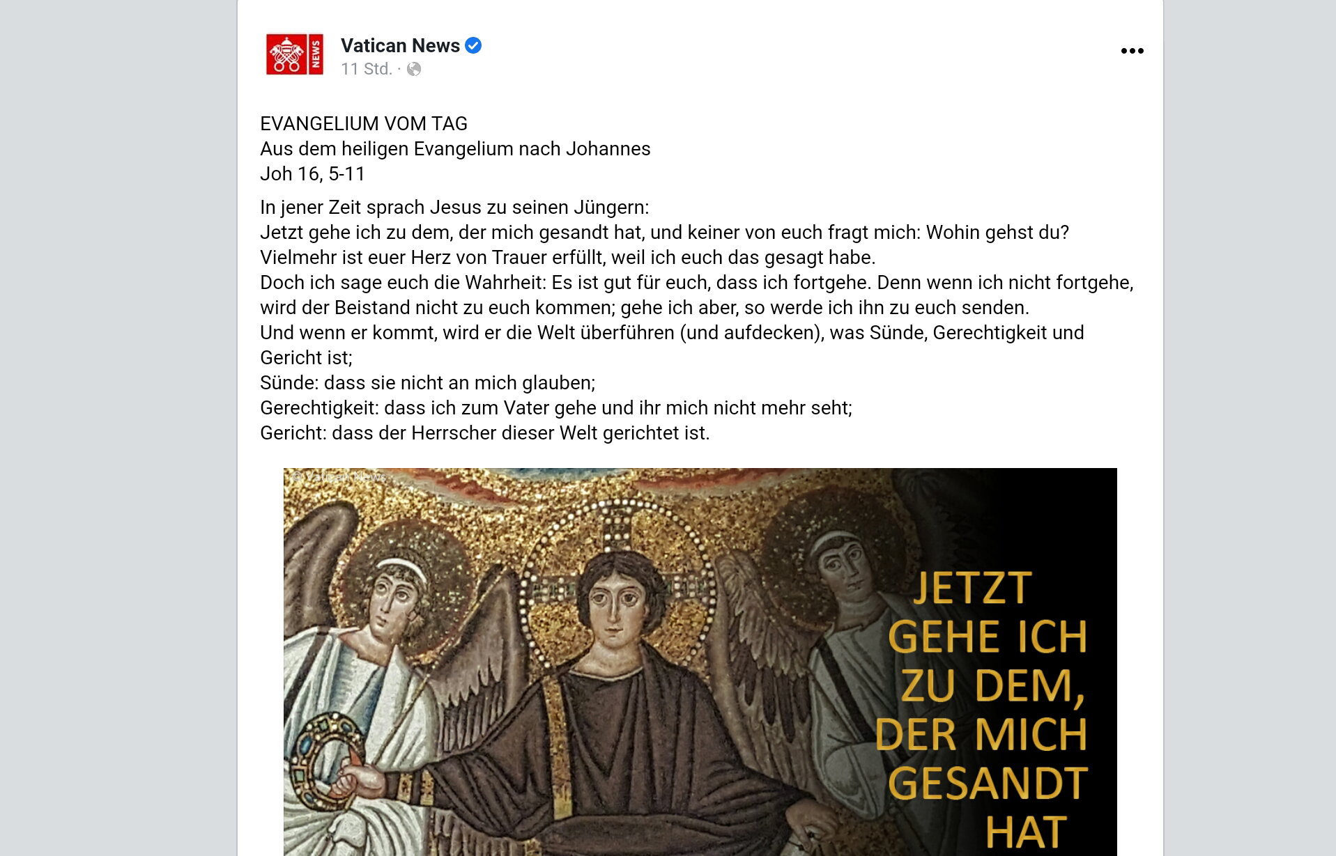 Evangelium vom Tag