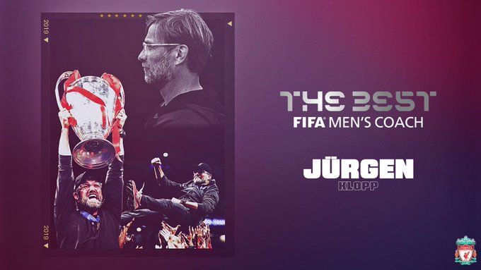 Pelatih Liverpool Raih Penghargaan Pelatih Pria Terbaik FIFA 2019