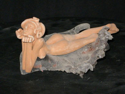 2003.''Sogniatrice'' terracotta, b cm23x16 h cm 10