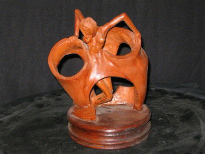 2003.  ''Clono tentato'', b 22x15, h 31, terracotta