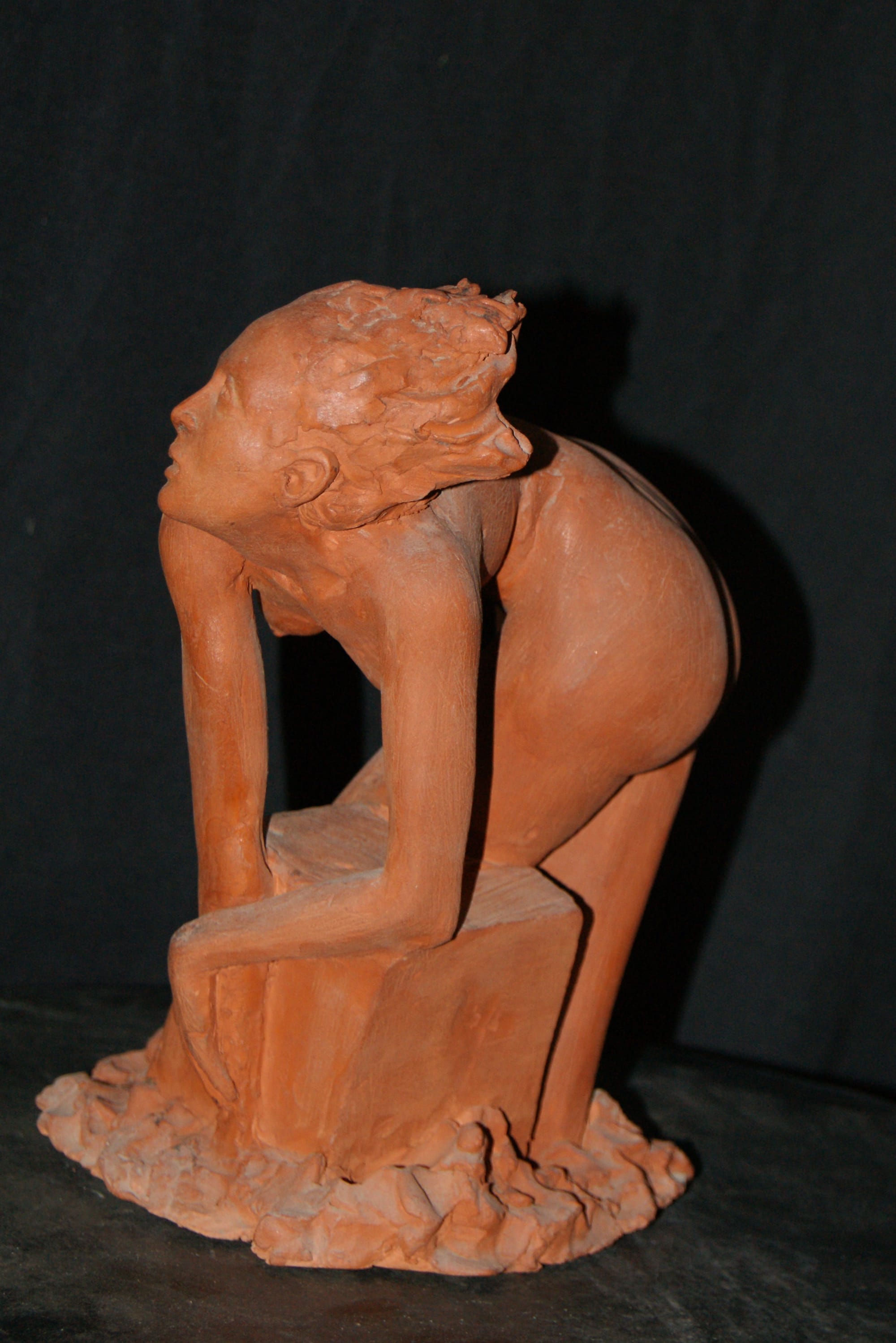 2003.''la Bagnante'' b cm20x13, h cm24,terracotta
