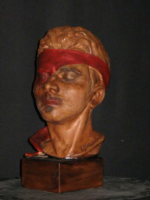 2006. ''contraddizione''h cm 40,  terracotta