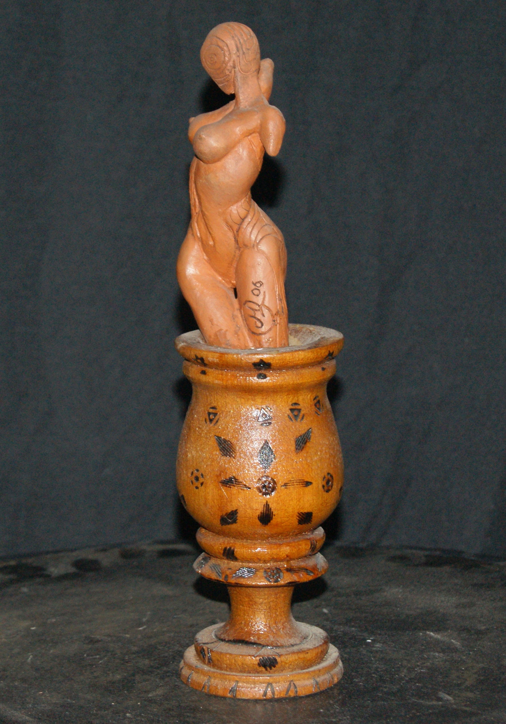 2006.  ''calice della vita'' , b7x7, h20, terracotta