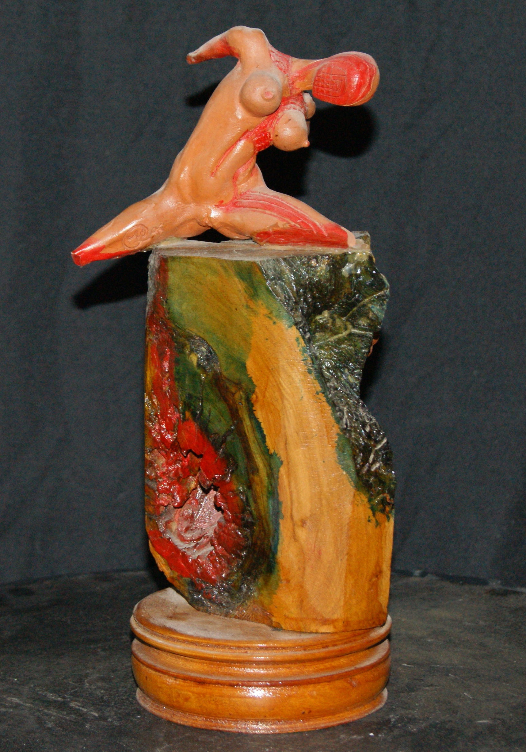 006.''Genesi'', b 12x11,h 30, terracotta
