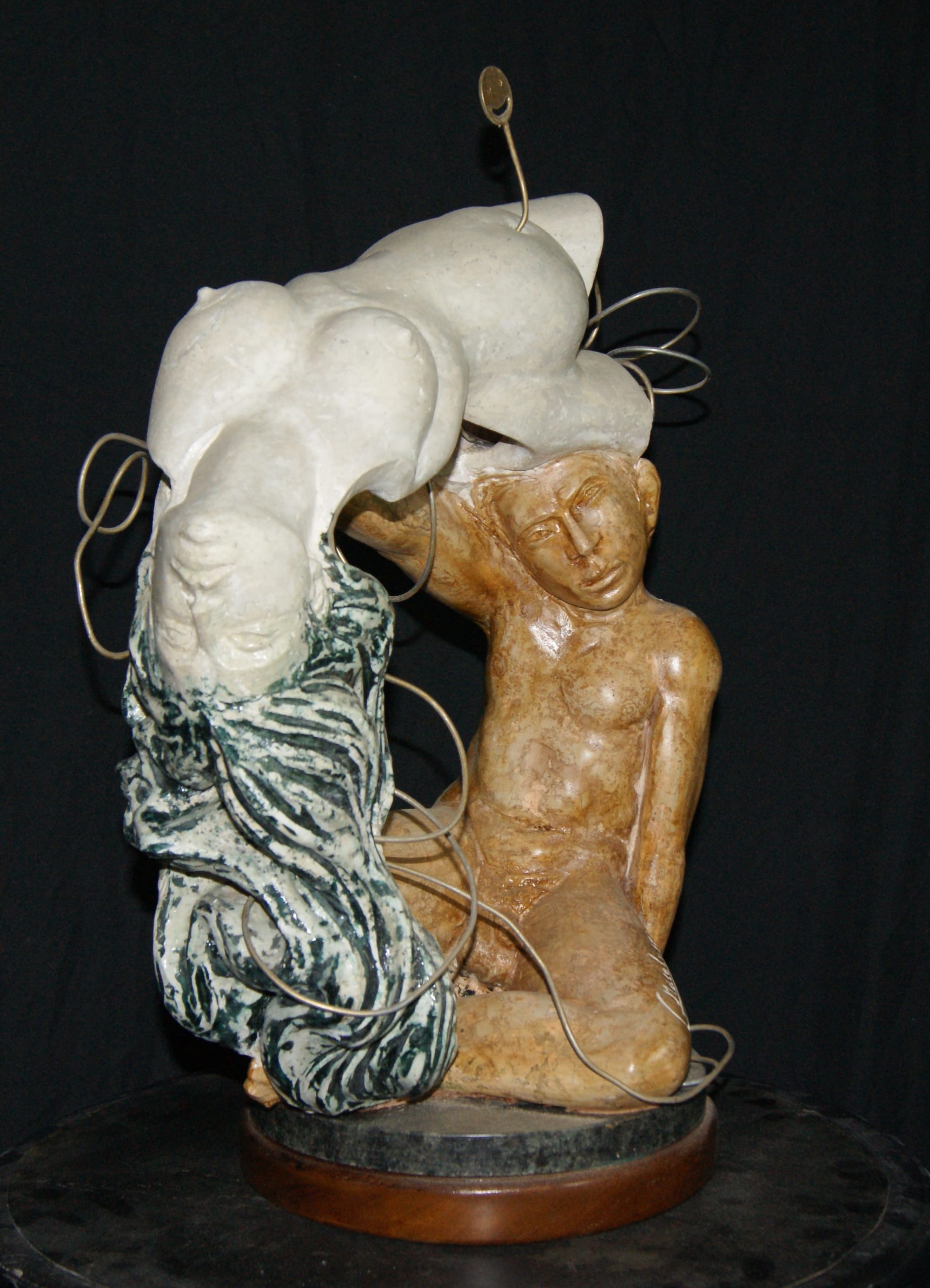 2010. ''Contaminazione virtuale', b 46x26, h 56, pietra