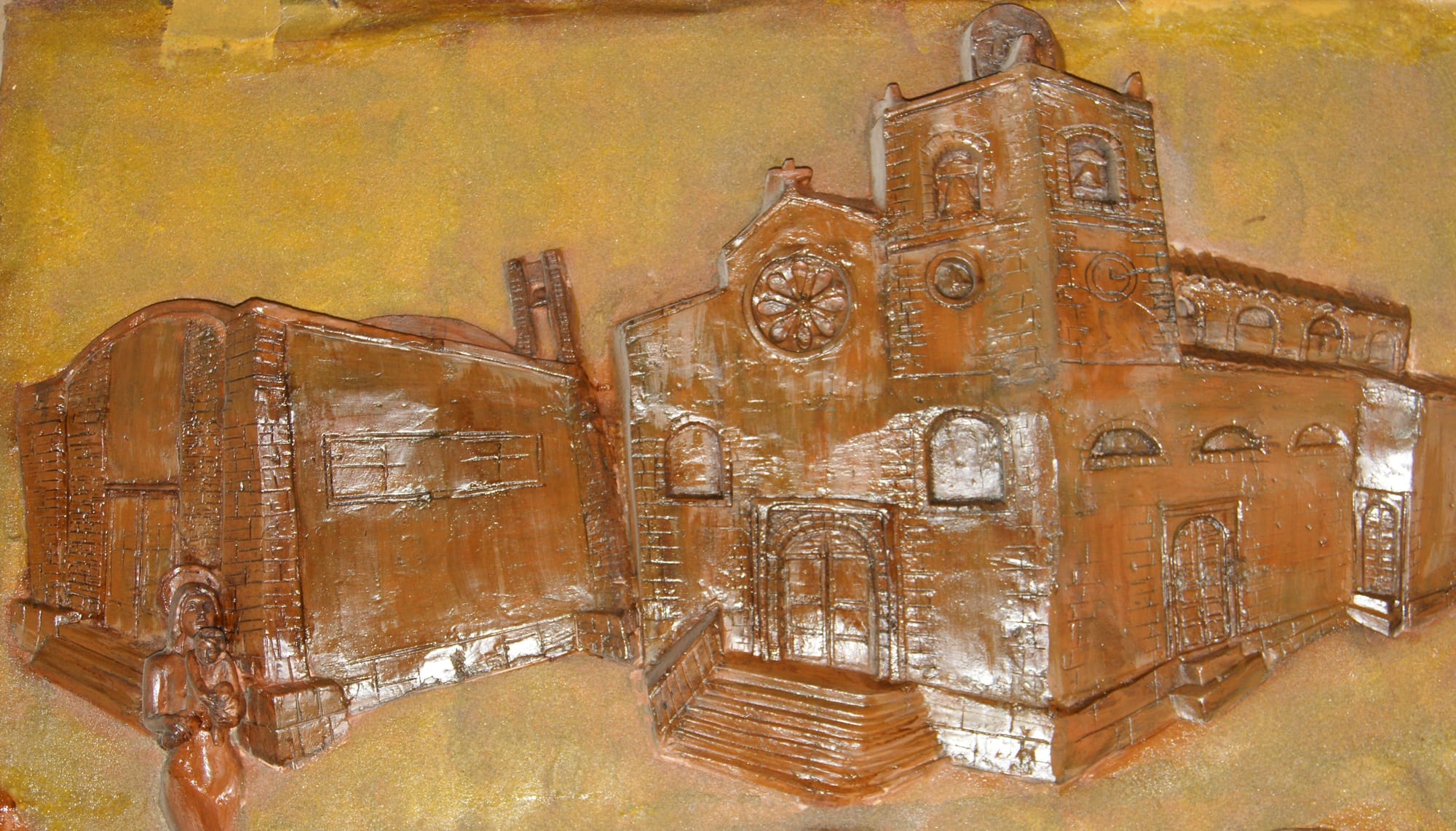 2013. ''Miracolo del 43'' terracotta        b cm 2125x160