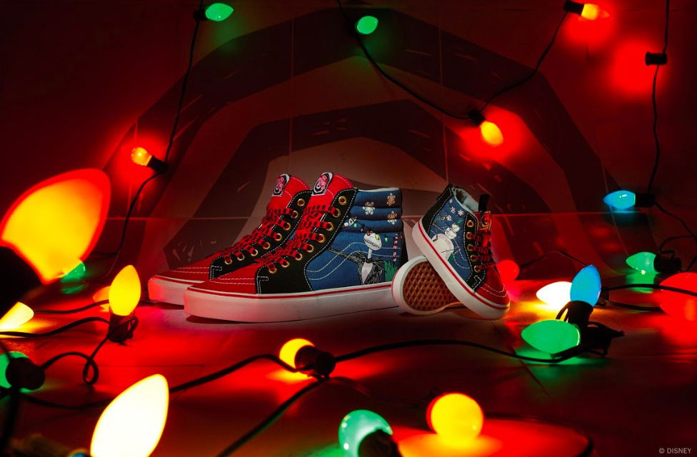 Vans celebra la época navideña con el Christmas Town Sk8-Hi edición especial de la colección El Extraño Mundo de Jack