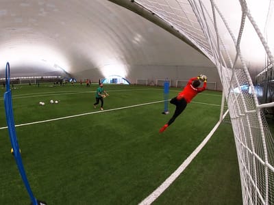 Goalkeeper training image