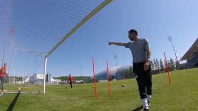 Goalkeeper training image