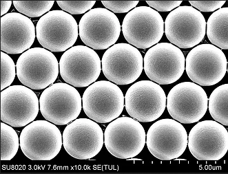 Aspects of Non-functionalized or carboxyl polystyrene microparticles