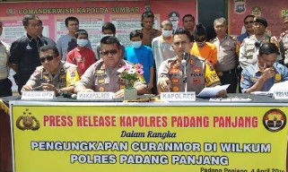 Polres Padang Panjang bekuk Curanmor di Bawah Umur