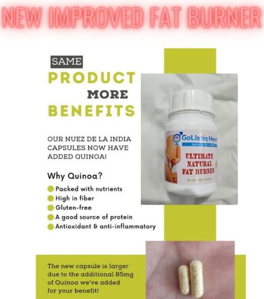 Fat Burner Capsules with Quinoa