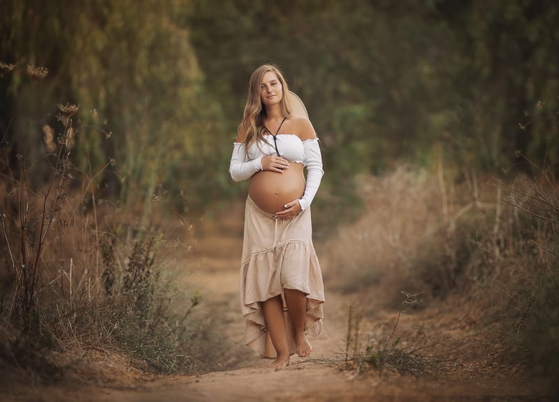 צילומי הריון בטבע