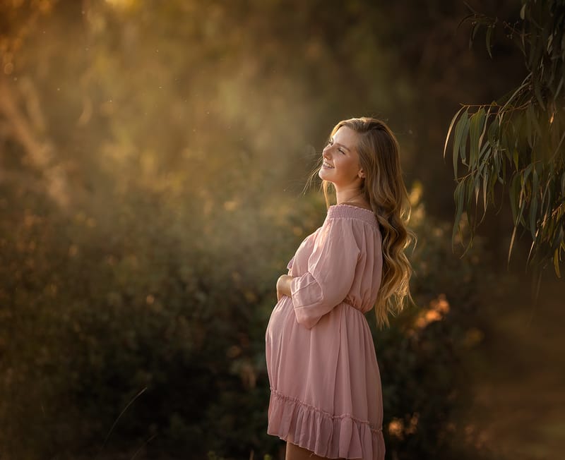 צילומי הריון בטבע