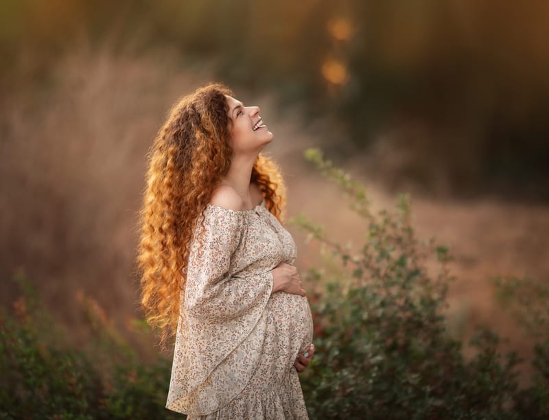 צילומי הריון בטבע