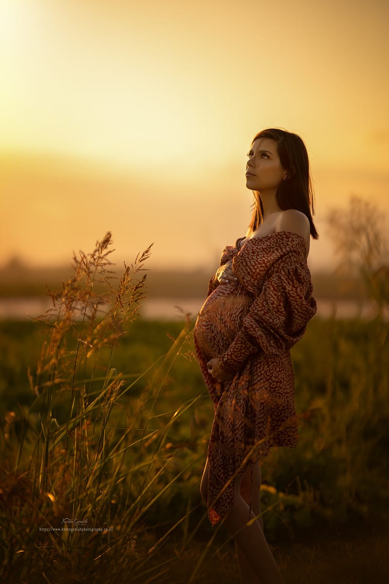 צילומי הריון בטבע