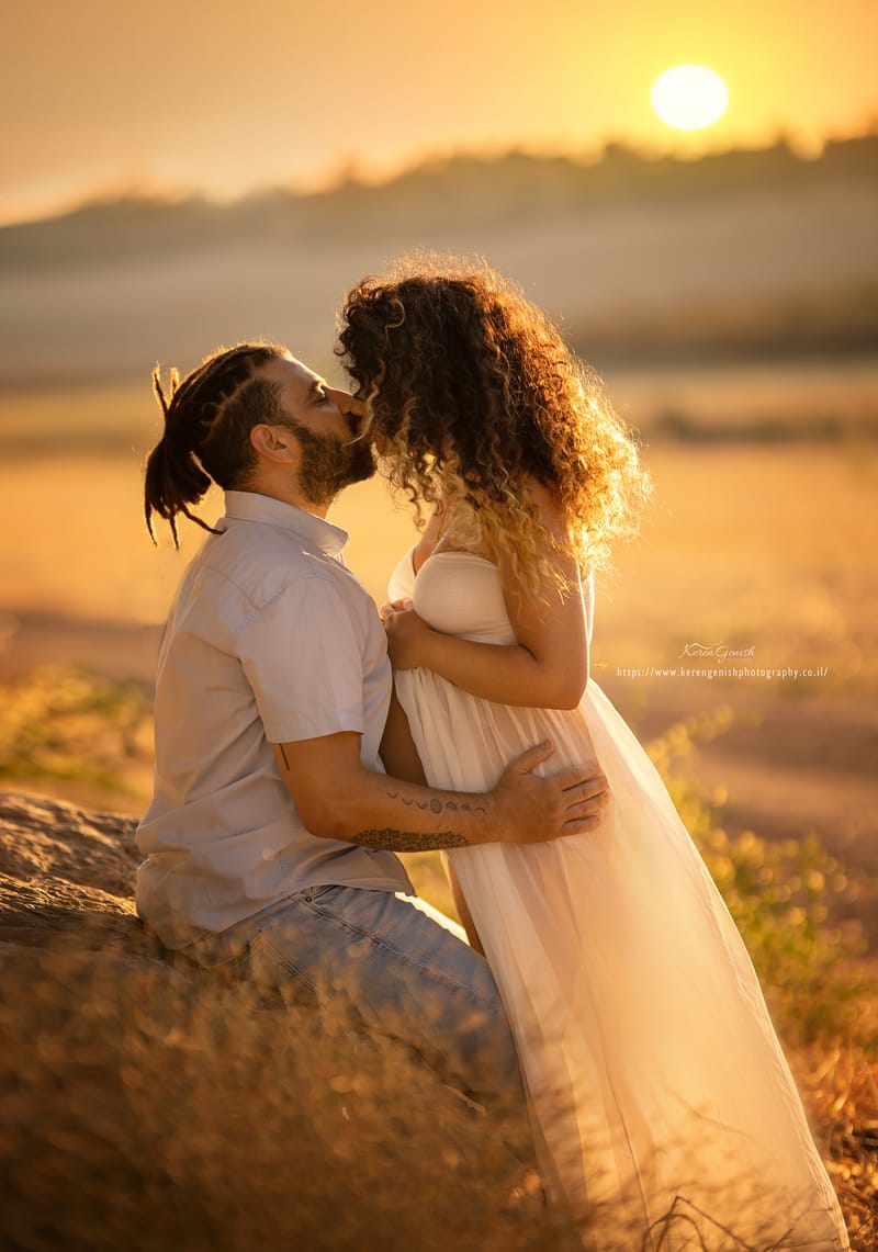 צילומי הריון בטבע