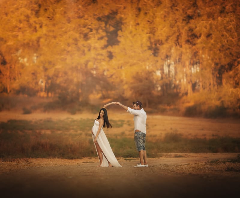 צילומי הריון בטבע