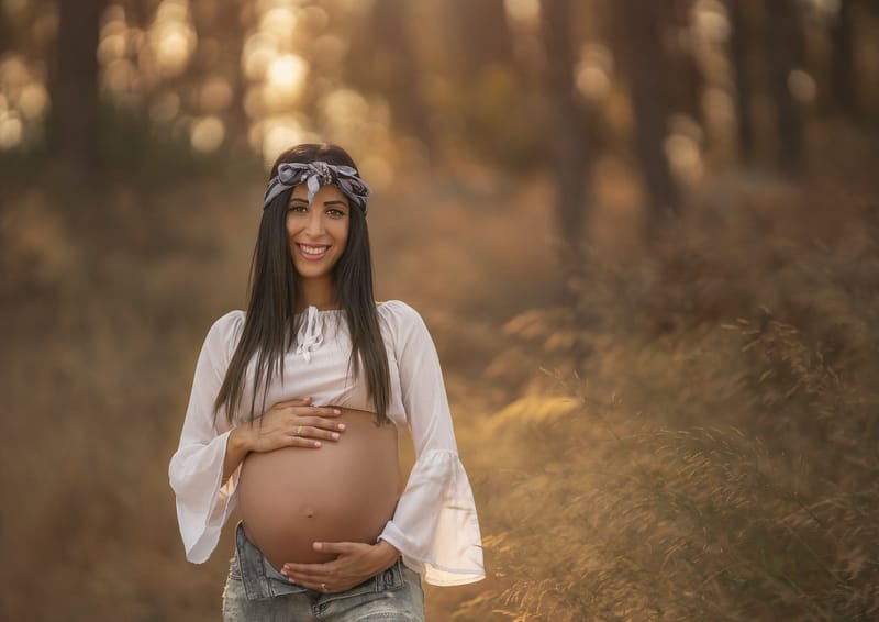 צילומי הריון בטבע