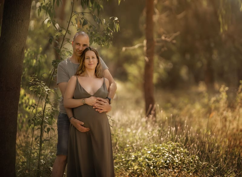 צילומי הריון בטבע