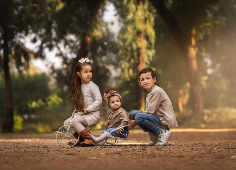 צילום ילדים ומשפחה בטבע