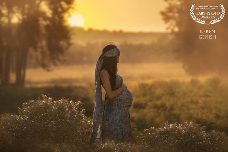 צילומי הריון בטבע