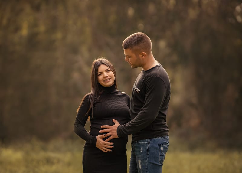 צילומי הריון בטבע