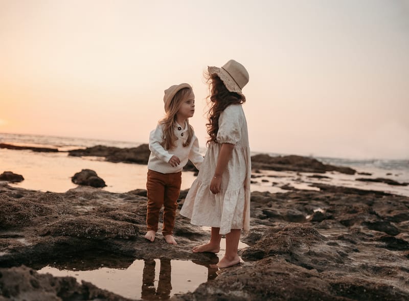 צילומי משפחה בים | צילומי הריון בים | צילומי גיל שנה בים