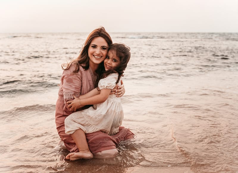 צילומי משפחה בים | צילומי הריון בים | צילומי גיל שנה בים