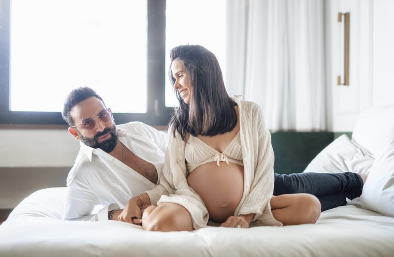 הריון בסטודיו\ בית הלקוח