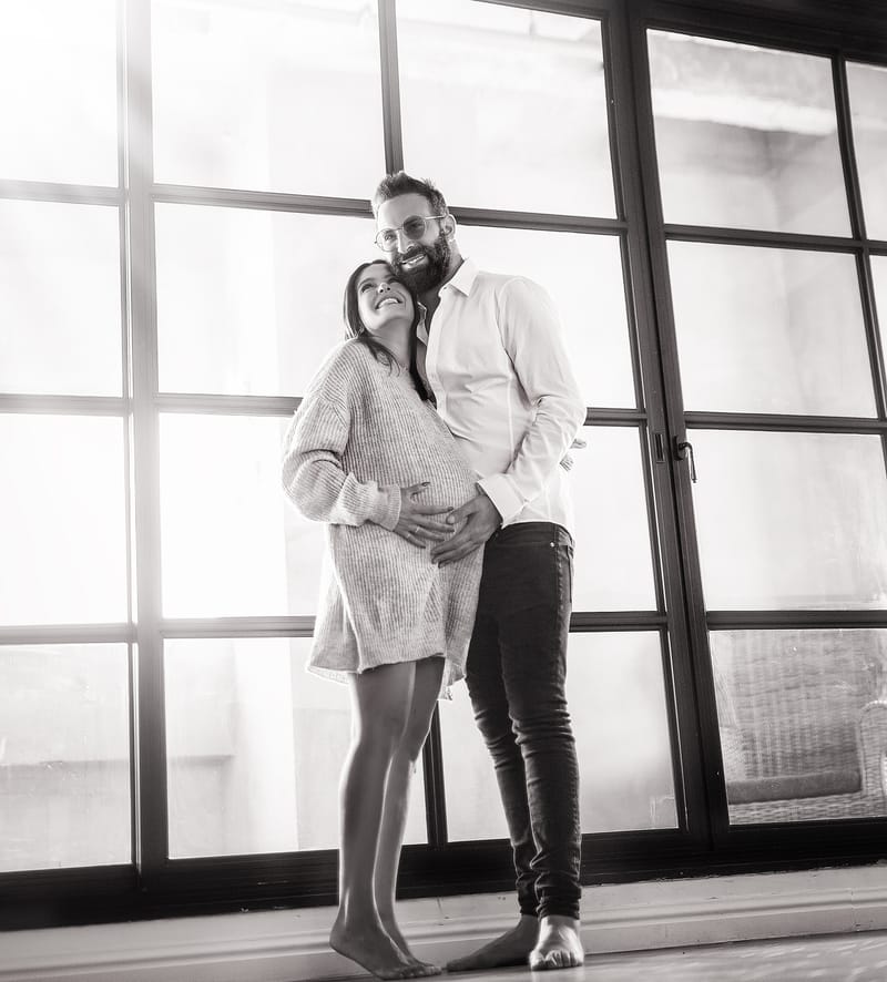 הריון בסטודיו\ בית הלקוח