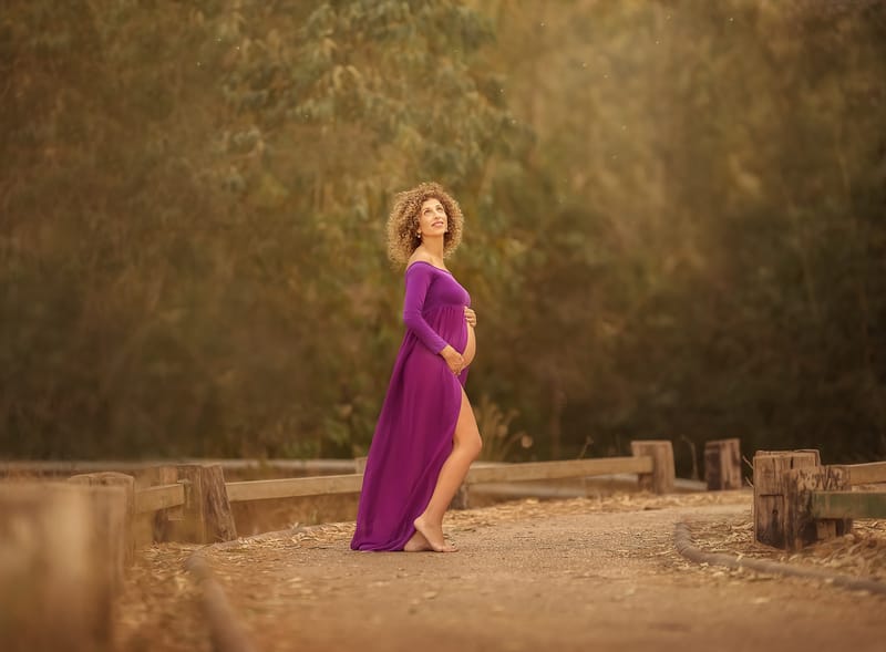 צילומי הריון בטבע