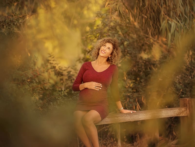 צילומי הריון בטבע