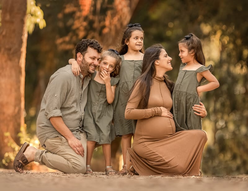 צילומי הריון בטבע