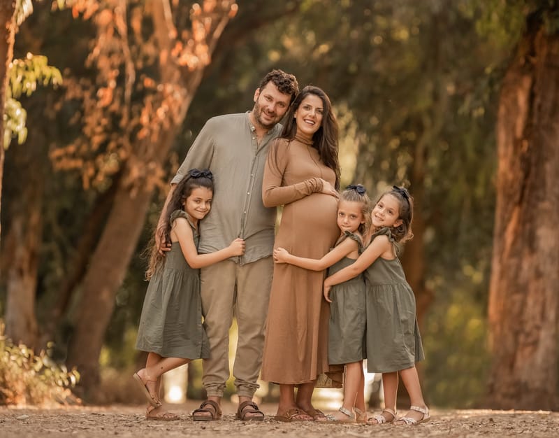 צילומי הריון בטבע