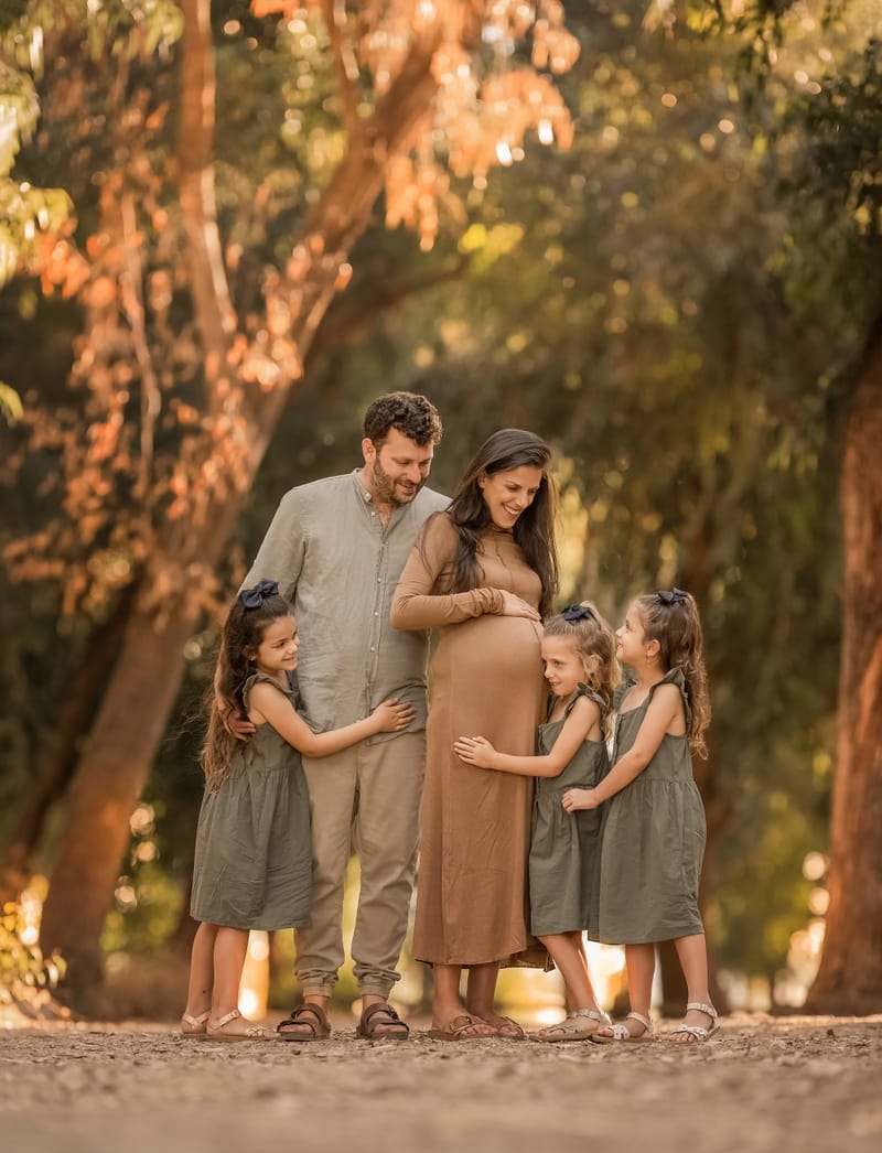 צילומי הריון בטבע