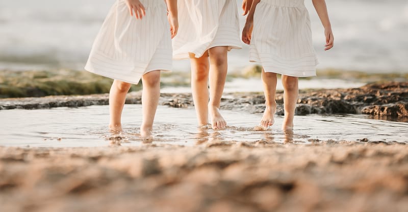 צילומי משפחה בים | צילומי הריון בים | צילומי גיל שנה בים