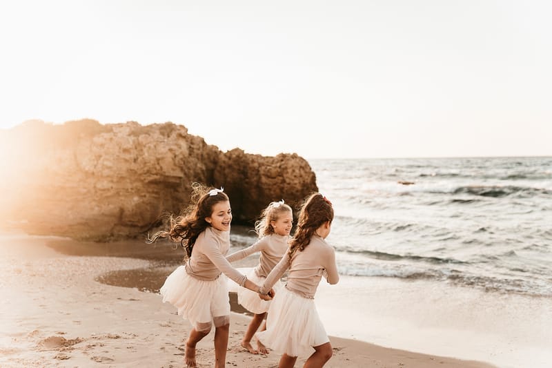 צילומי משפחה בים | צילומי הריון בים | צילומי גיל שנה בים