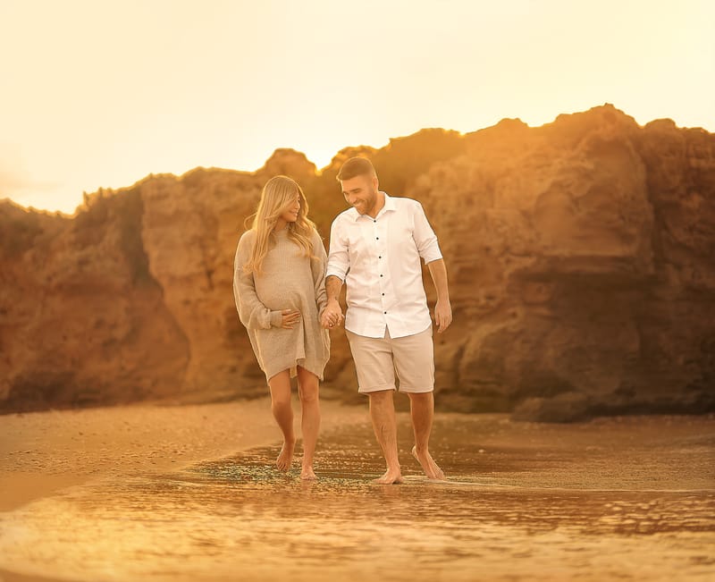 צילומי משפחה בים | צילומי הריון בים | צילומי גיל שנה בים