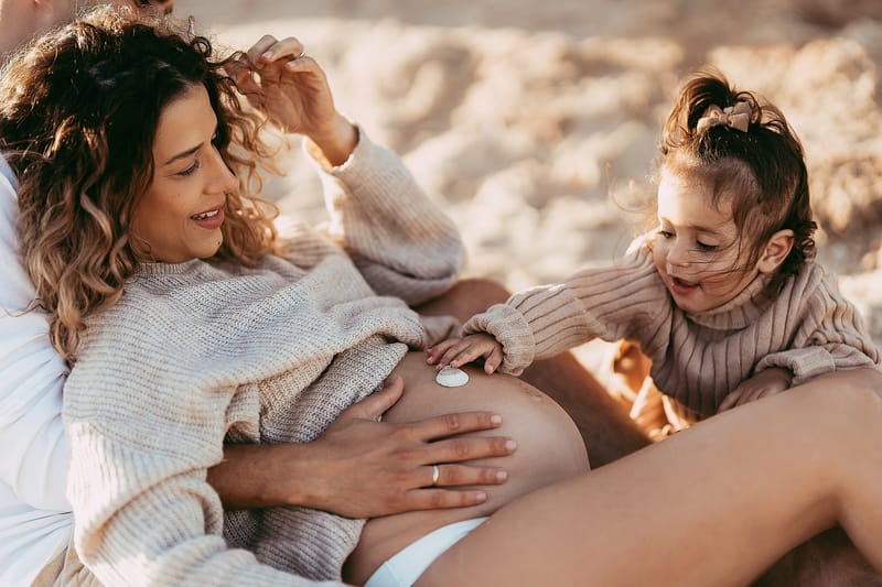 צילומי משפחה בים | צילומי הריון בים | צילומי גיל שנה בים