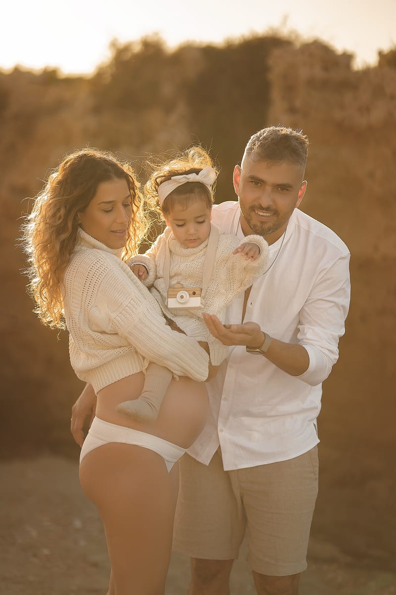 צילומי משפחה בים | צילומי הריון בים | צילומי גיל שנה בים